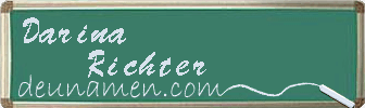 Darina Richter Visitenkarte